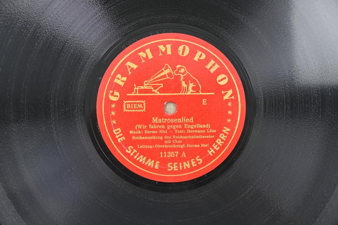 German Third Reich Era Music Record 'RAD'