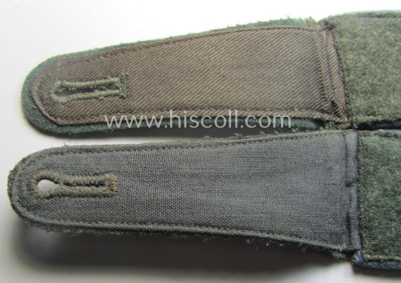 Truly used - albeit slightly mis-matched - pair of WH (Heeres) so-called: 'M40 o. M43'-pattern, EM-type shoulderstraps: 'Soldat der Nachschub-Trpn.'