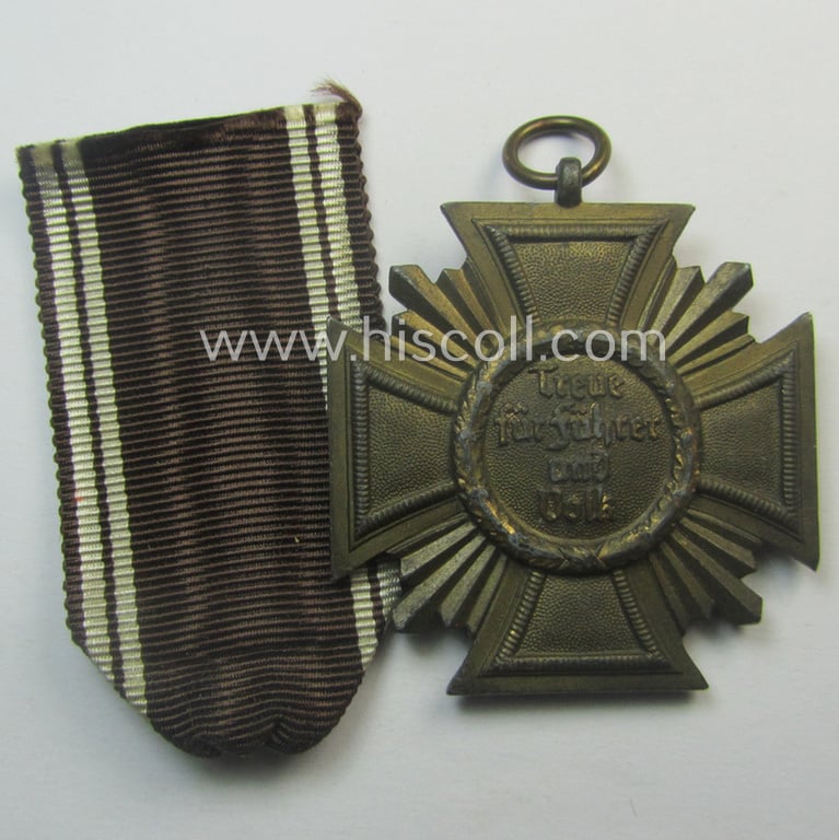 'N.S.D.A.P. Dienstauszeichnung in Bronze' (ie. being of the '3. Stufe für 10 Jahre treue Dienste')