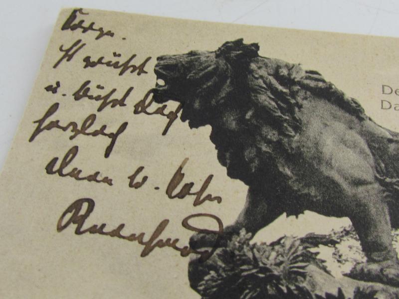 Memorial Postcard :  battle 24-04-1917