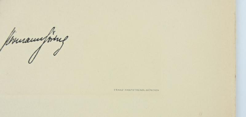 German Portrait Print/Litho of Reichsmarshall Hermann Göring by K.J.Böhringer