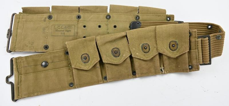 US WWI M1917 Mounted Ammo Belt