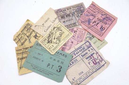 British set of flyers/tickets "Cairo" North Africa campaign