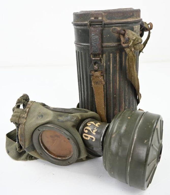 German WH M30 Gasmask & Cannister