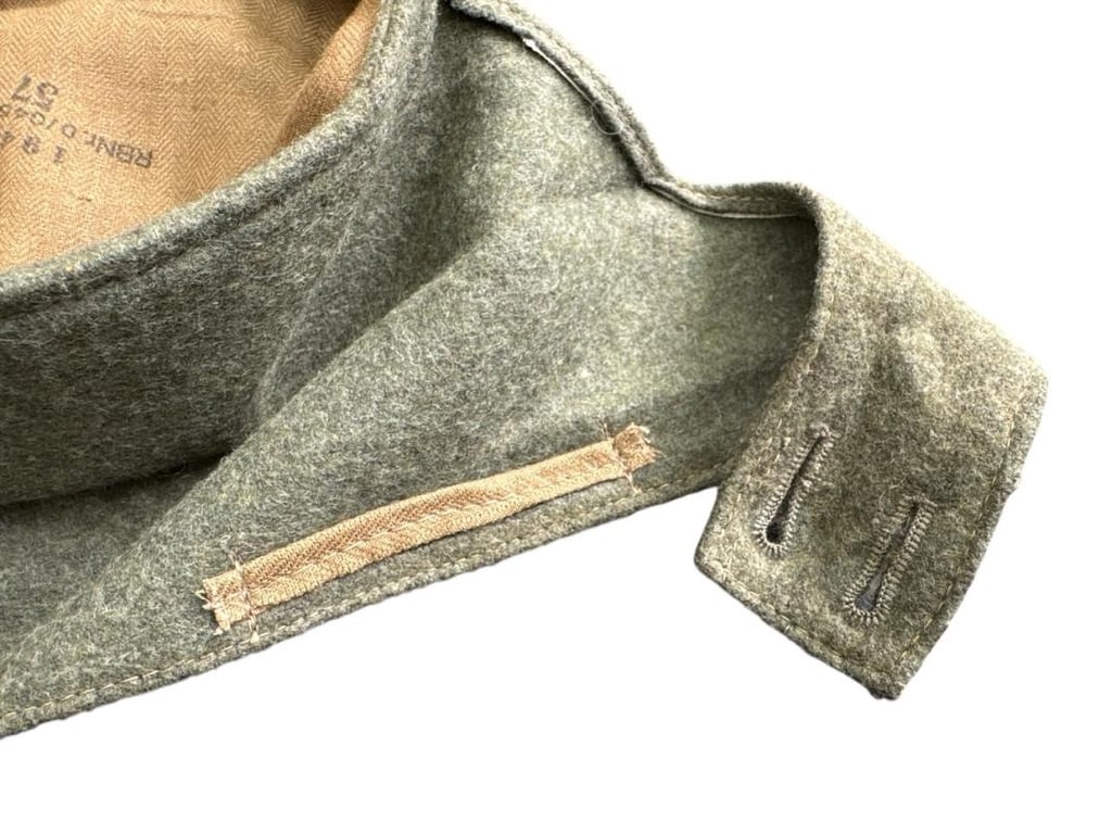 M43 Army (Heer) Field Cap ‘Einheitsfeldmütze’ with RBNr 1944.