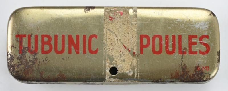 British WW2 RAF First Aid Morphine Tin Can with Content