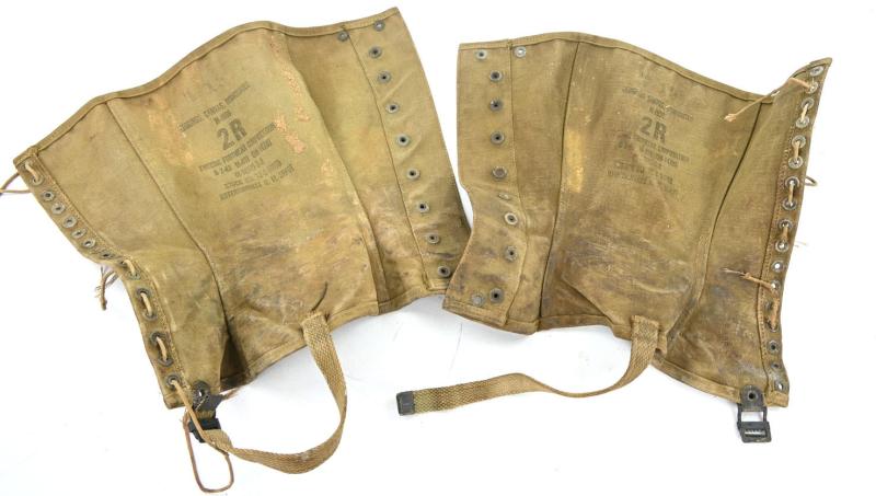 US WW2 Combat worn Leggings