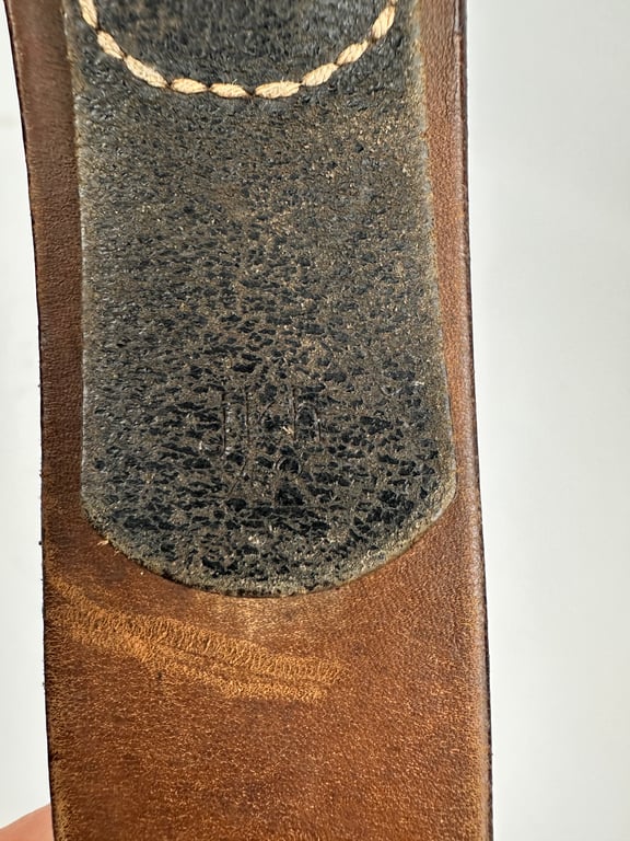 WH leather belt size 100