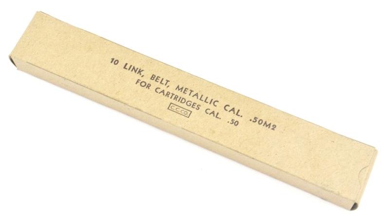 US WW2 .50 Cal. Belt links in package