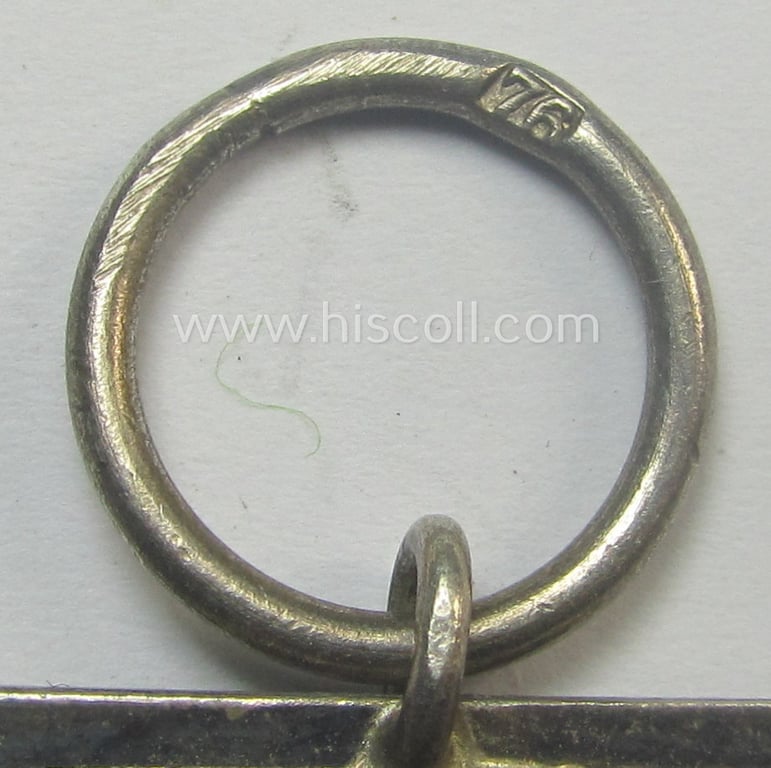 'Eisernes Kreuz II. Klasse' being a maker- (ie. '76'-) marked example by the maker (ie. 'Hersteller'): 'Ernst L. Müller'