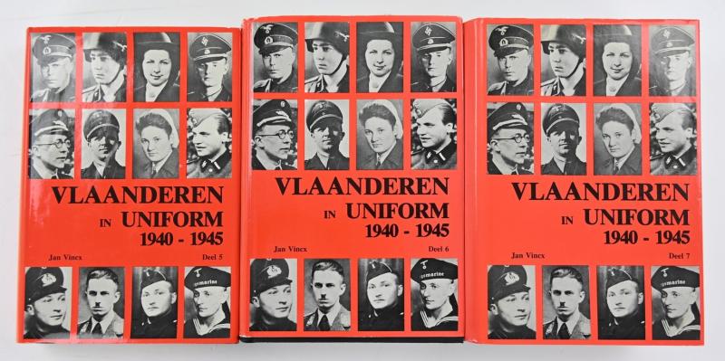 Belgian WW2 Book Set 'Flanders in Uniform'