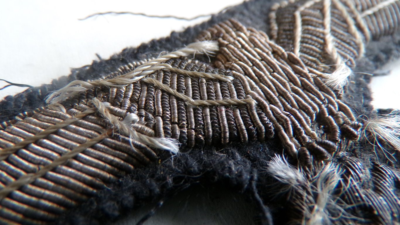 Very rare early Officer's panzer breast eagle