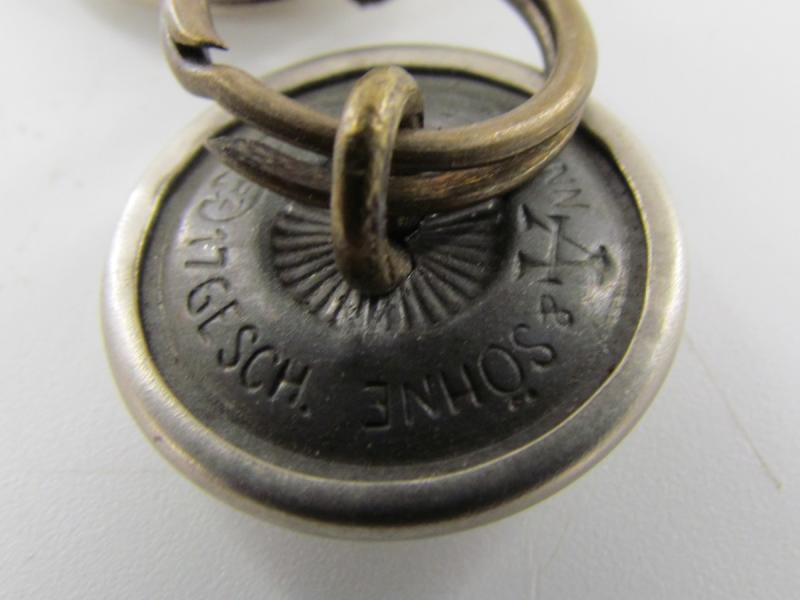 2 x Original German NSDAP (Nazi Party) Political Uniform Buttons