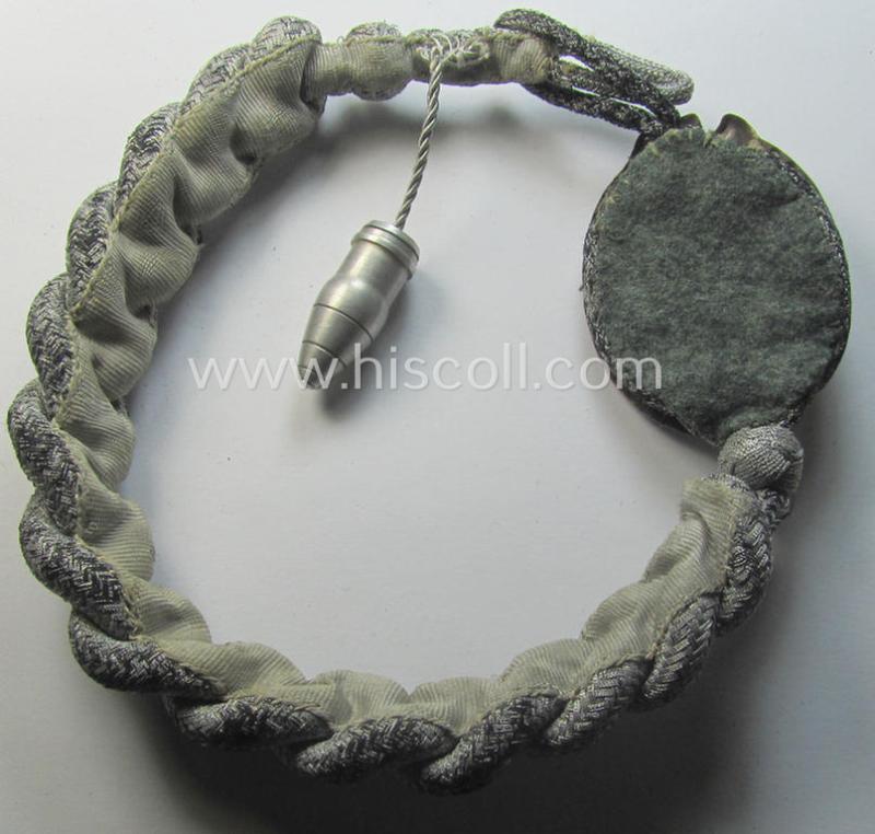 WH (Heeres ie. Panzer) 'Schützenschnur' having a single 'shell' period-attached