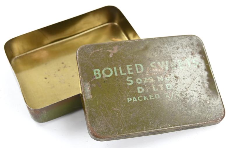 British WW2 Boiled Sweets Tin Can