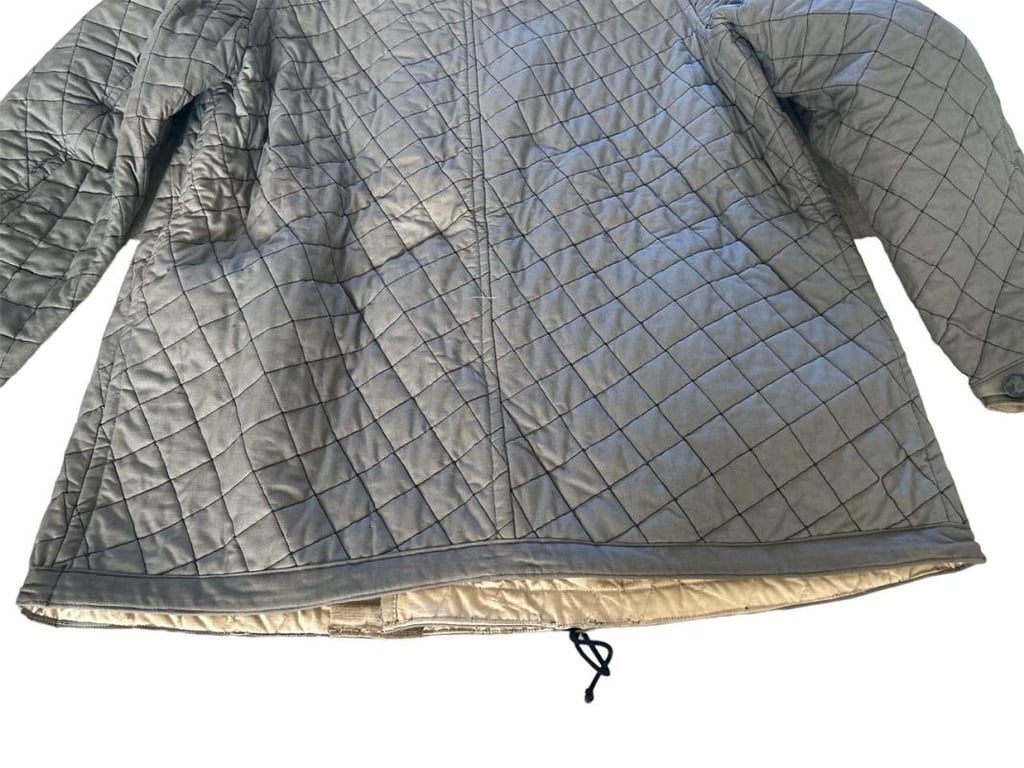 Luftwaffe Fallschirmjäger Squere Guilted Winter Parka in Stone Mint Condition