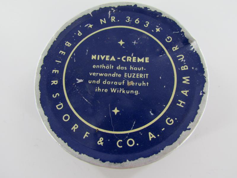 Third Reich era Nivea Skin Cream with Content