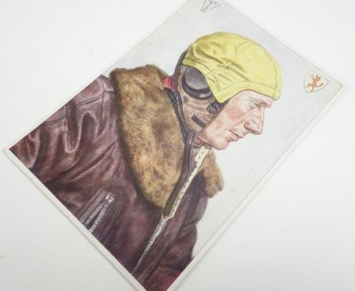German "Willrich" Type postcard "Jagdgruppe Fuhrer"