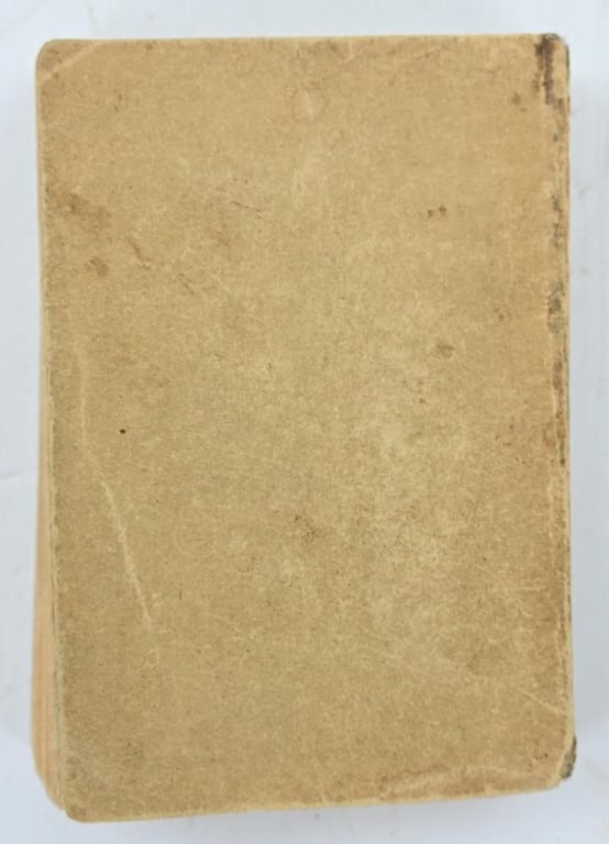 German WH Soldiers Pocket Booklet 'Goethe'