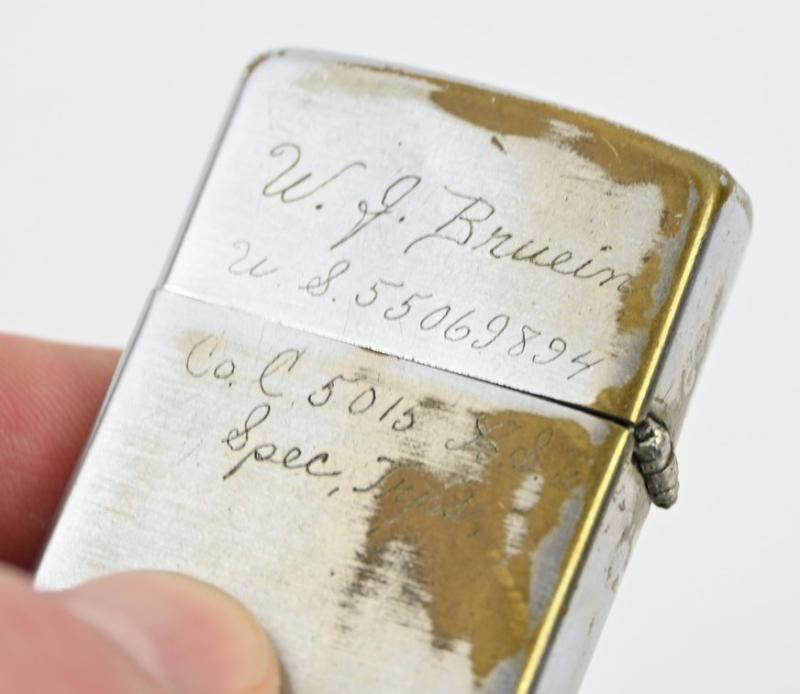 US Vietnam Period Named PMGS Zippo Cigaret Lighter