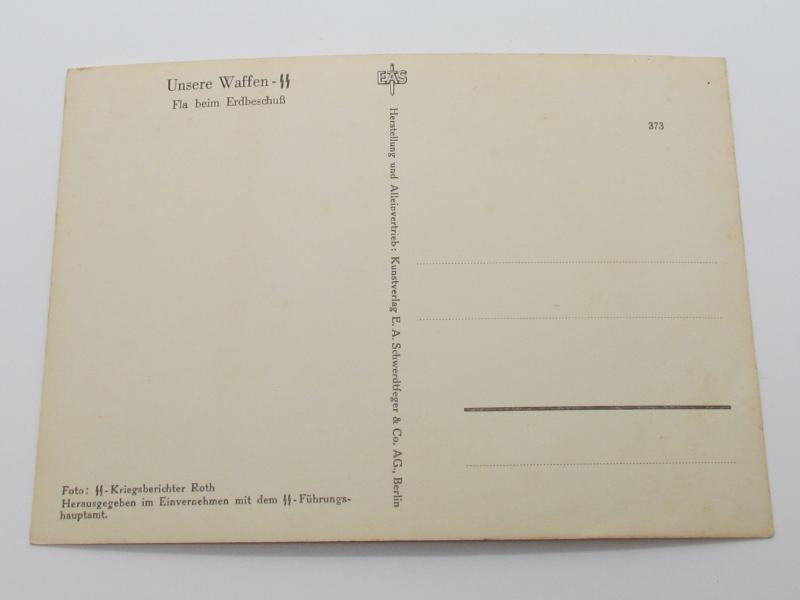 Postcard : Unsere Waffen-SS