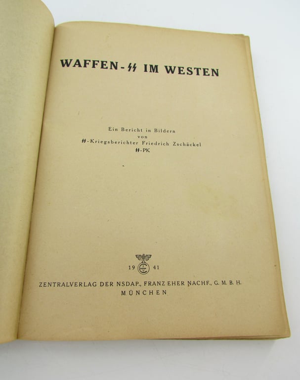 Original Waffen-SS im Westen Photobook (1941)