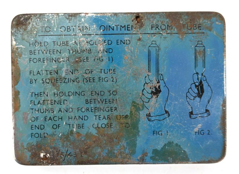 British WW2 Anti-Gas Ointment Tin Can