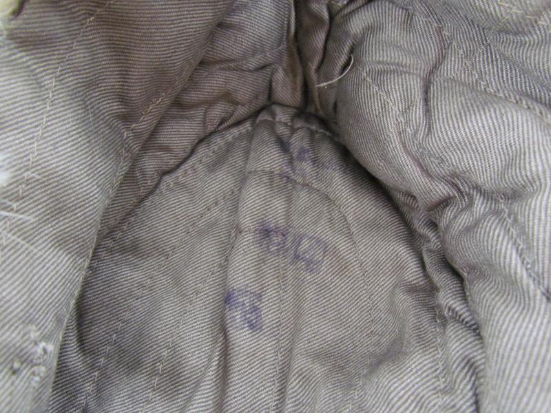 Wehrmacht ( Rabbit Fur )Winter Pelzmütze...Marked