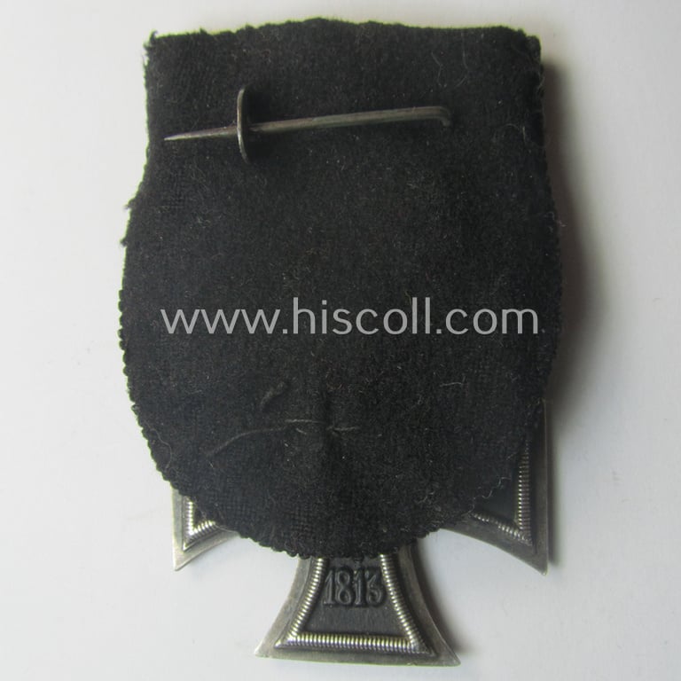 'Einzelspange' (being of the non-detachable-pattern) showing a WWI-period: 'EK II. Klasse' (or: iron cross second class)