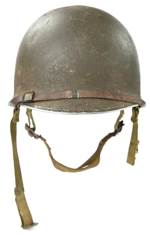 US WW2 82nd Airborne Division 508th Parachute Infantry Regiment Combat Helmet