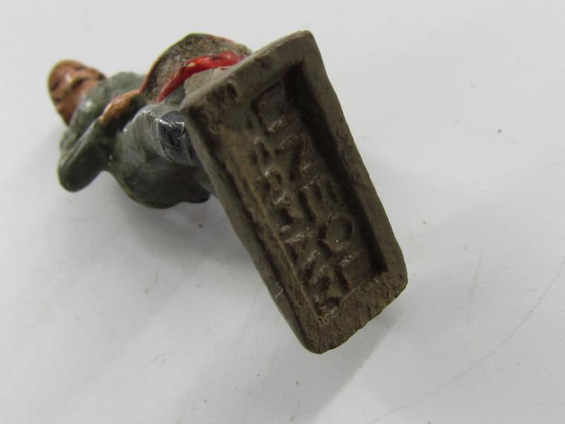 Lineol Wehrmacht 4 cm Marching Soldier With Drum..Rare !!