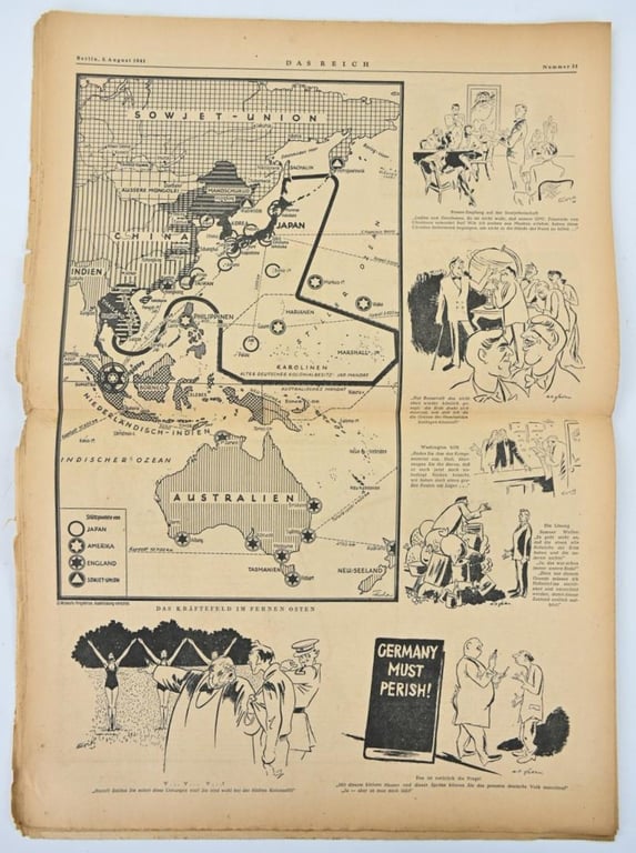 German Newspaper “Das Reich” August 1941