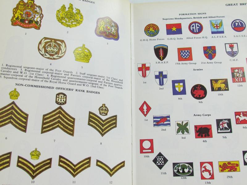 Blandford Colour Series (Blandford Press) Army Badges And Insignia