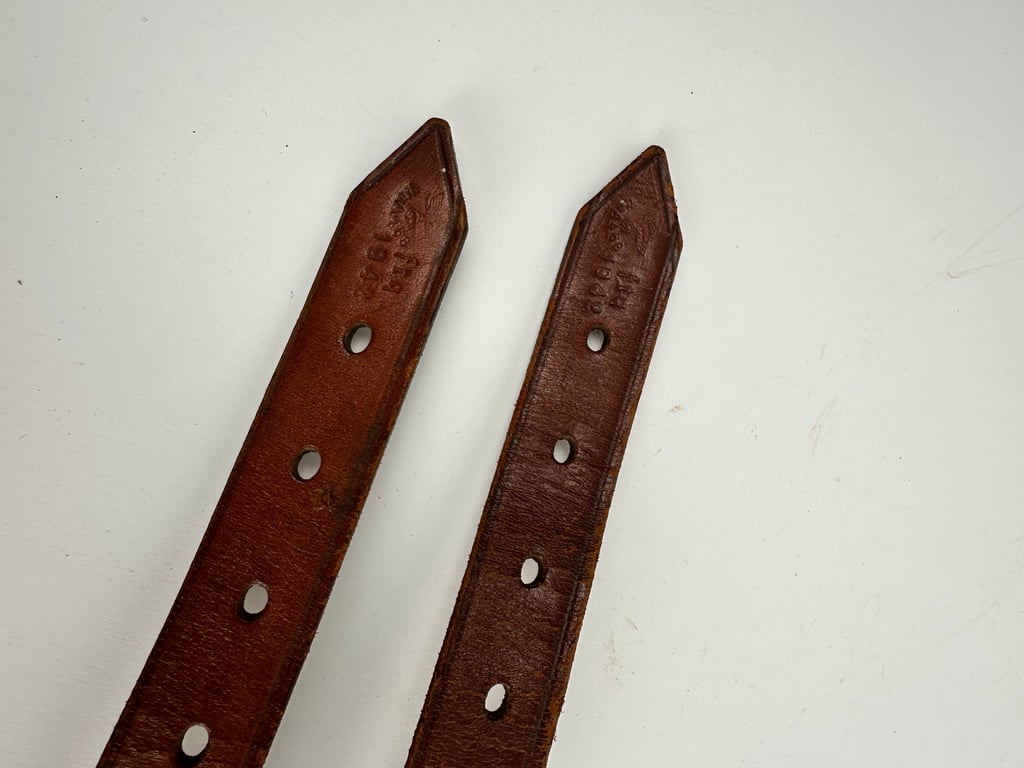 WW2 German Food container straps ( set) 1942