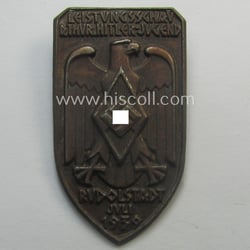 Bronze-toned, HJ- (ie. DJ-) related 'tinnie' (ie. 'Tagungs-...