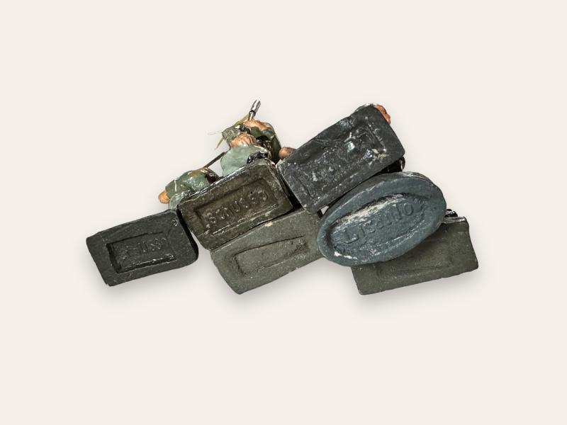 6x German WWII Toy Soldiers