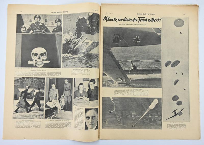 German Berliner Illustrierte Zeitung Newspaper June 1940