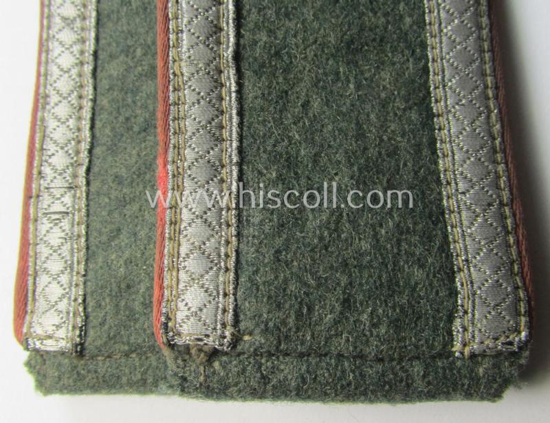 Pair of WH (Heeres) NCO-type shoulderstraps: 'Unteroffizier eines Panzerjäger-Abts.'