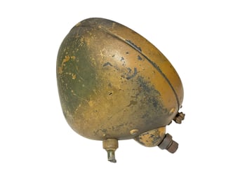 German WWII Camouflaged Headlight