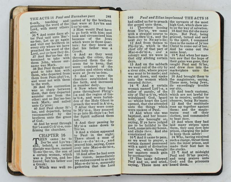US WW2 Shield New Testament
