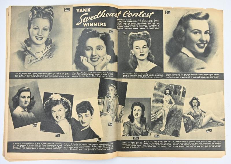 US WW2 Yank Down Under Magazine February 18th 1944