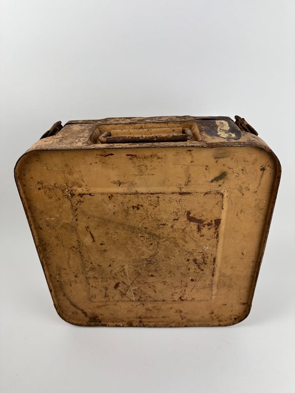 WW2 German WH Tellermine Tropical Camo Carrying Case "tan"1942