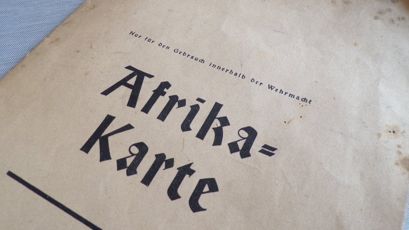 Afrika-Karte – Tornisterschrift des Oberkommandos der Wehrmacht