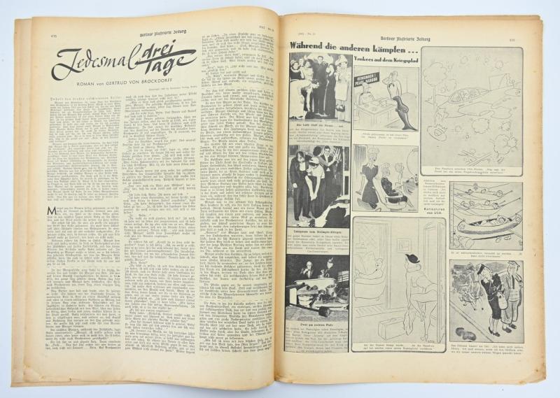 German Berliner Illustrierte Zeitung Newspaper 1942