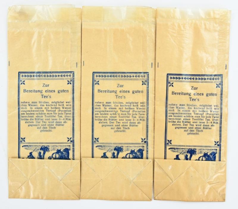 German Third Reich Era Tea Bag Set