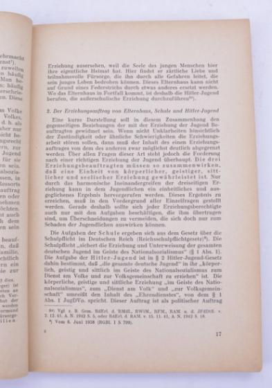 German HJ Book 'Die Jugend Dienstplicht'