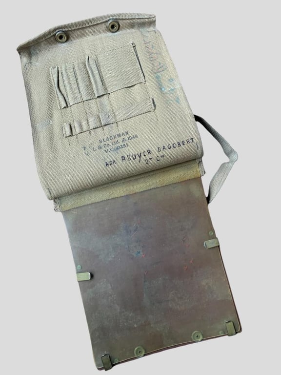 British Webbing Map Case -1944-