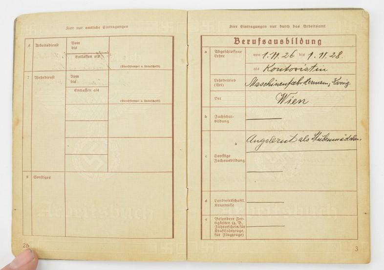 German Workers Pass 'Rosa Stiefsohn'