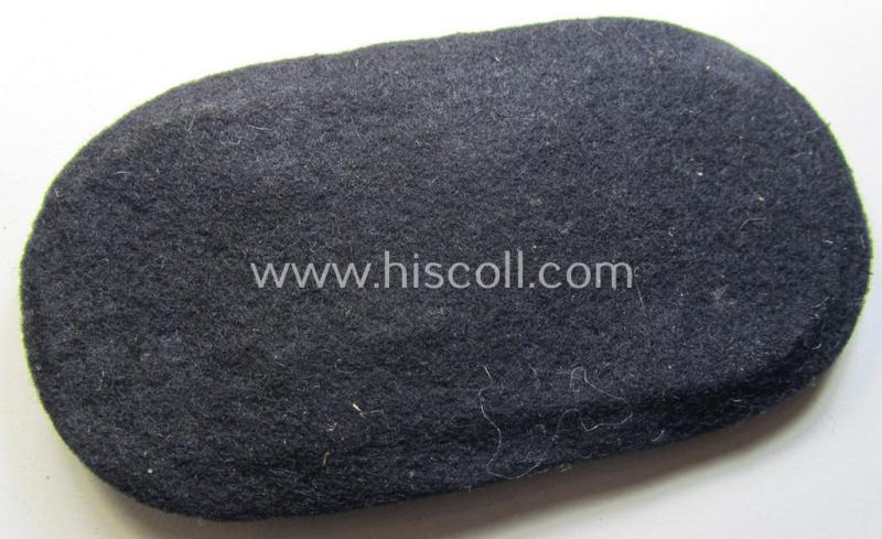 Superb - and scarcely encountered! - WH (KM) 'Narvik'-campaign-shield being a detailed example as executed in ('migriertes') golden-toned zinc- (ie. 'Feinzink') and that comes in an issued- (albeit I deem never worn- nor tunic-attached-), condi...