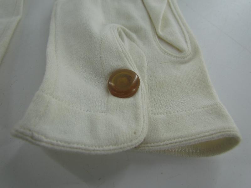 WH/SS Officer white Dress Gloves ....Named